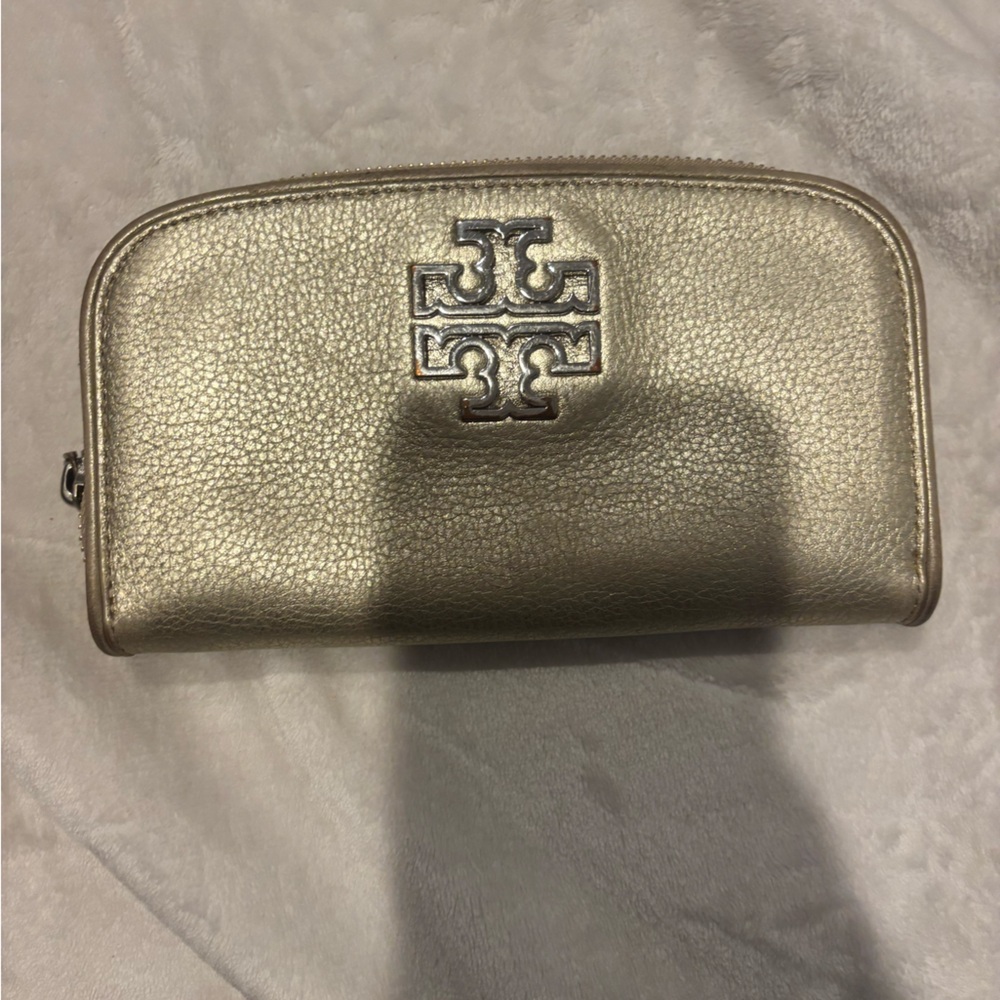 Tory Burch Metallic Gold Clutch